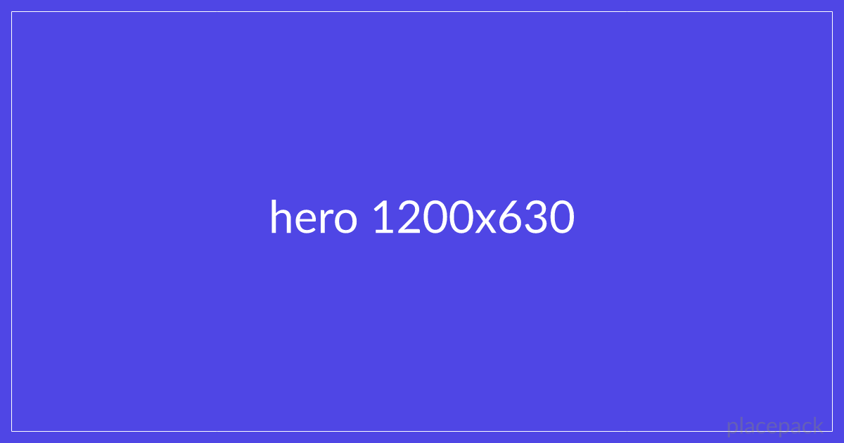 Hero placeholder